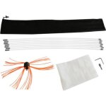 Kit de ramonage 7m nylon flexible h�risson de ramonage synth�tique nettoyage po�le entrainement perceuse ...
