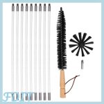 Kit de ramonage de chemin�e en nylon flexible outils de nettoyage puissants kit de nettoyage de chemin�e ...