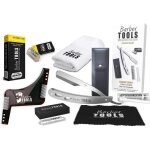 Kit de rasage - rasoir de barbier - lames interchangeables - stick dalun - serviette - peigne pochoir ...