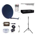 Kit récepteur thomson ths806 tntsat 220 / 12v + parabole + lnb + trépied + kit satfinder Kit récepteur thomson ths806 tntsat 220 / 12v + parabole + lnb + trépied + kit satfinder
