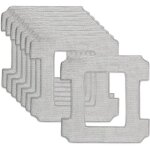 Kit de rechange pour robot lave - vitres - luskyka� - microfibre haute densit� - absorption deau optimale ...