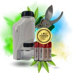Kit r�colte complet microscope poche led + ciseaux r�colte + piles accessoires pour cultivateurs : culture ...