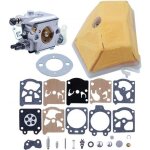 Kit de reconstruction de carburateur de filtre  air de carburateur pour trononneuse husqvarna 51 55 ...