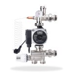 Kit de r�gulation � valeur fixe pour chauffage au sol avec pompe de circulation vanne thermostatique ...