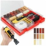 Kit de r�paration parquet sol set 11x baton de cire en diff�rentes couleurs pour r�parations stratifi� ...