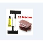 Kit de rparation pour pneu de voiture + 23 meches voituremoto quad