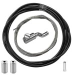 Kit de rparation universel - cyclingcolors - cble 2m - gaine tflon - serre cble en z - embouts inclus ...