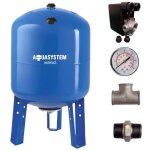 Kit réservoir vessie aquasystem vertical 100l - 1 Kit réservoir vessie aquasystem vertical 100l - 1