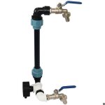 Kit de robinet ibc col de cygne de cuve robinet cuve 1000l raccord cuve 1000 litres r�cup�ration deau ...