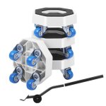 Kit de roulettes pour meubles lourde avec roulettes pivotantes � 360 degr�s kit de deplace meuble capacit� ...