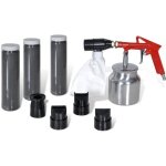 Kit de sableuse  air haut de gamme - 3 bouteilles de sable et 4 buses incluses market 471107