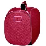 Kit sauna recommand�e!!! sauna 2. 5l � usage personnel - rouge vineux h 100 cm - dingxiang