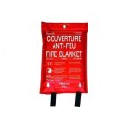 Couverture anti?feu 1. 20m x 1. 80m ? boitier pp