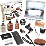 Kit dentretien pour barbe - cosmetique - soin de barbier - 13 produits - made in france - homme