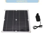 Kit solaire 50w panneau solaire 22w pompe de fontaine � eau avec bo�tier de batterie contr�leur de synchronisa ...