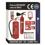 Kit spcial restaurant - 200m + alarme type 4 - materiel incendie ref: 6l2kt4c