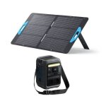 Kit station lectrique anker solix c300x ac avec panneau solaire 100w