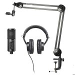 Kit de streaming - audio - technica - creator pack - microphone cardio�de - 2m c�ble - contr�le du volume ...