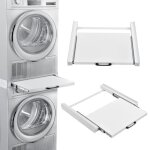 Kit de superposition - en. casa - blanc - pour lave - linge sèche - linge standard - Étagère coulissante ... Kit de superposition - en. casa - blanc - pour lave - linge sèche - linge standard - Étagère coulissante ...