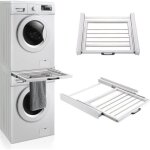 Kit de superposition pour lave - linge sèche - linge standard 60 cm avec porte - serviettes blanc - en. ... Kit de superposition pour lave - linge sèche - linge standard 60 cm avec porte - serviettes blanc - en. ...