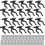 Kit de supports clips de fixation pour plinthes de cuisine et pieds de meuble - 20 pi�ces pour 32 - 36 ...