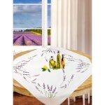 Kit surnappe  broder point varis lavande