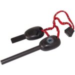 Kit de survie - marque inconnue - 4 en 1 - pierre � feu - sifflet - scie