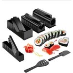 Kit de fabrication de sushi - kit asiatique - 10 pices - plastique - style contemporain - outils de ...