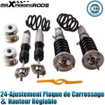 Kit suspension combines filetes 24 way damper ajustable pour bmw 3 - series e46 amortisseurs reglable ...