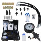 Kit testeur haute pression 2000 bar pour diesel common rail + bouchons de tuyaux dinjecteur