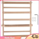 Kit de tissage - dilwe - m�tier � tisser en bois - 45x35x2. 2cm - pour enfants - diy facile