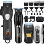 Kit de tondeuse professionnelle sans fil - zokko - 249 pi�ces - 7 peignes de guidage - lames en acier ...