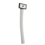 Kit de trop plein �vier en gr�s inox et synth�se enjoliveur grille rectangulaire inox