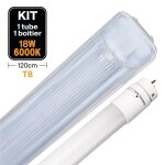 Tube led t8 - europalamp - 18w - blanc froid 6000k - 120cm - allumage instantané Tube led t8 - europalamp - 18w - blanc froid 6000k - 120cm - allumage instantané