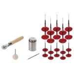 Kit tubeless champignons - non spcifi - 24 pices - rparation pneumatiques - voiture - blanc