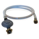 Kit tuyau flexible de gaz + dtendeur butane 25mm flexible + dtendeur butane