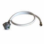 Kit tuyau flexible de gaz + dtendeur quick - on propane 27mm flexible + dtendeur quick - on propane ...