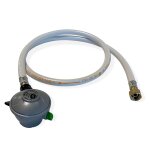 Kit tuyau flexible de gaz + dtendeur quick - on propane 20mm flexible + dtendeur quick - on propane ...