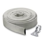 Kit tuyau plat en textile - karcher - 10 m x  1''1 / 4 (32 mm) - pratique - dbit lev