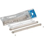 Kit universel d'entre d'air mortaise - nicoll - 250x12 - sable - simple flux - sanitaire
