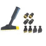 Kit vapeur 9 pi�ces avec brosse � joints pour k�rcher sc1 / sc2 / sc3 / sc4 / sc5 - accessoire nettoyeur ...