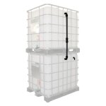Kit vertical de raccordement de 2 cuves eau 1000 l + trop - plein Kit vertical de raccordement de 2 cuves eau 1000 l + trop - plein