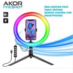 Kit vid�o d�clairage - fineshot - akor - 33 modes - 120 leds - t�l�commande incluse