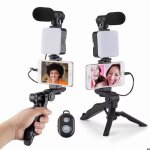 Kit vid�o smartphone tout - en - un pour live streaming et cr�ation de conten - sans batterie