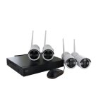 Kit vido de surveillance nvr sans fil + 4 camras - dio connected home - 3mp