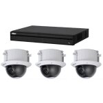 Kit de vid�osurveillance dahua dvr hcvr8208as3 et 3 cam�ras d�me sd52c225i - hc - s2