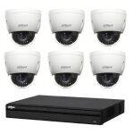 Kit de vidosurveillance dahua dvr hcvr8208as3 et 6 mini camras dme hdcvi ptzdhsd42212ihc