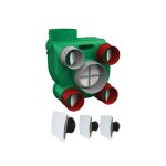 Kit vmc hygrovariable axelair kvvrd ariant hcs simple flux avec bouches design