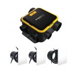 Kit vmc simple flux easyhome auto compact + grilles de ventilation colorline
