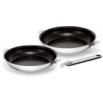 Poêle - kitchen fun by beka - move on - lot de 2 - acier inoxydable - revêtement anti - adhésif Poêle - kitchen fun by beka - move on - lot de 2 - acier inoxydable - revêtement anti - adhésif